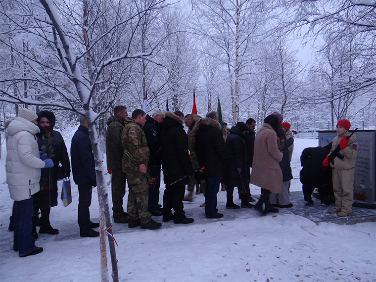 В АПК открыли мемориал выпускникам, погибшим при исполнении воинского долга