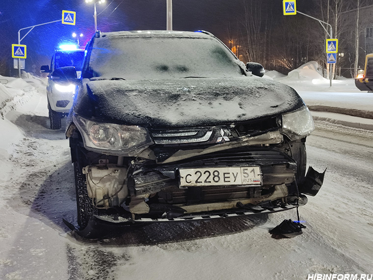 В пьяном ДТП в Апатитах пострадали два человека