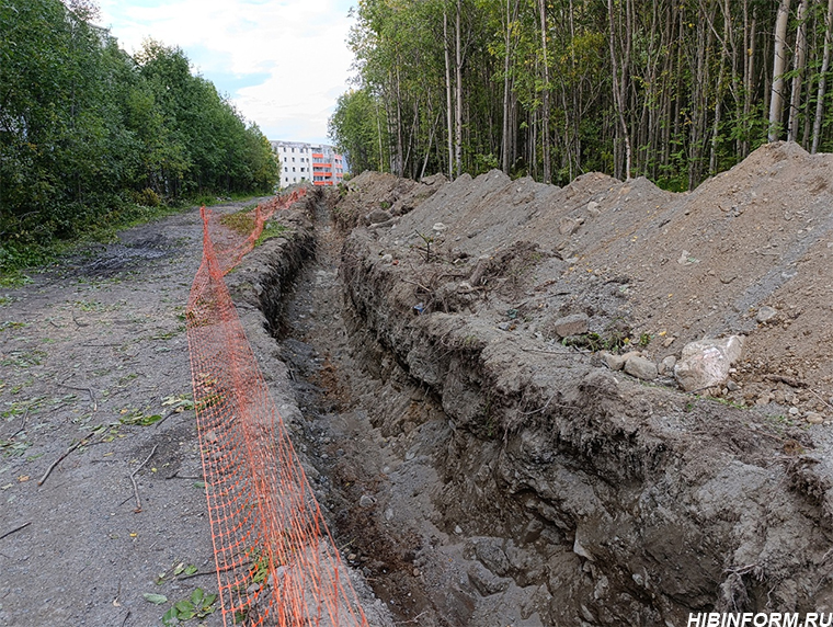 Водовод в Апатитах меняют не только на улице Строителей