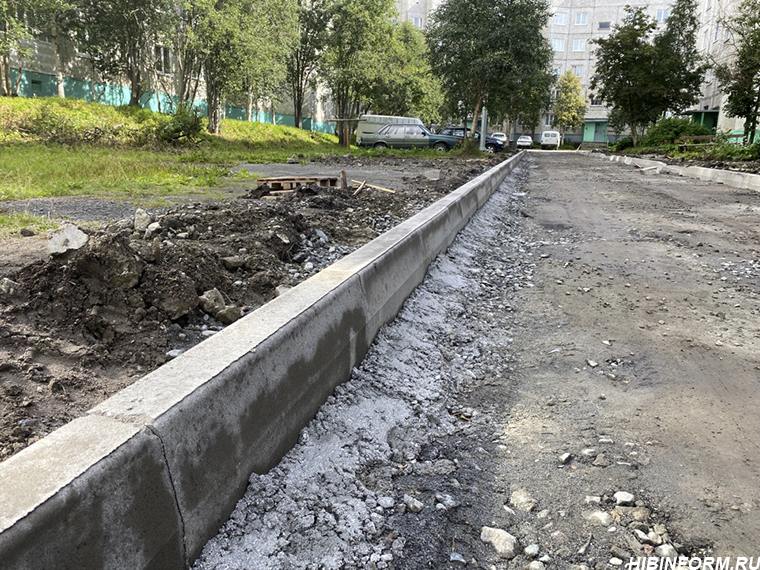 Жители Апатитов жалуются на последствия ремонта двора