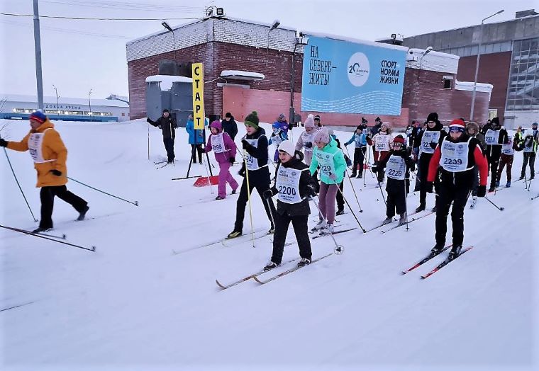 В Апатитах прошёл первый этап конкурса «Лыжня зовёт!»