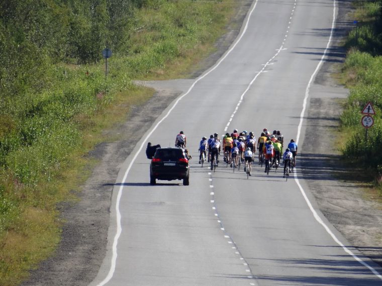 В Апатитах установили новый рекорд по велогонке на шоссе