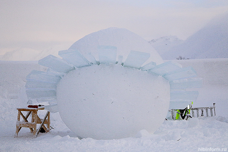 «Снеголёд-2018»: скульптуры почти готовы, мастера превзошли сами себя
